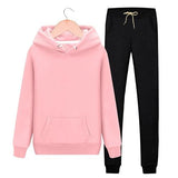 2 Piece Tracksuit Women Pink Woman Hooded Sweatshirt and Harem Pants Set Women's Casual Suit Set of Pants with Sweatshirt Woman  30.00% Off Auto renew